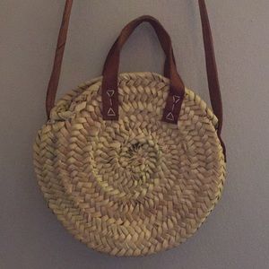 NWOT Madewell indigo&lavender Small Lucena Basket